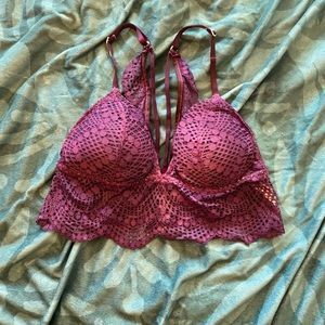Purple lace Bralette